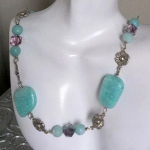 Handcrafted Gemstone Sterling Silver Necklace